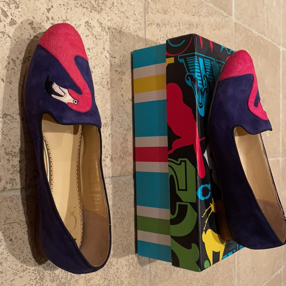 Adorable flamingo C Wonder flats